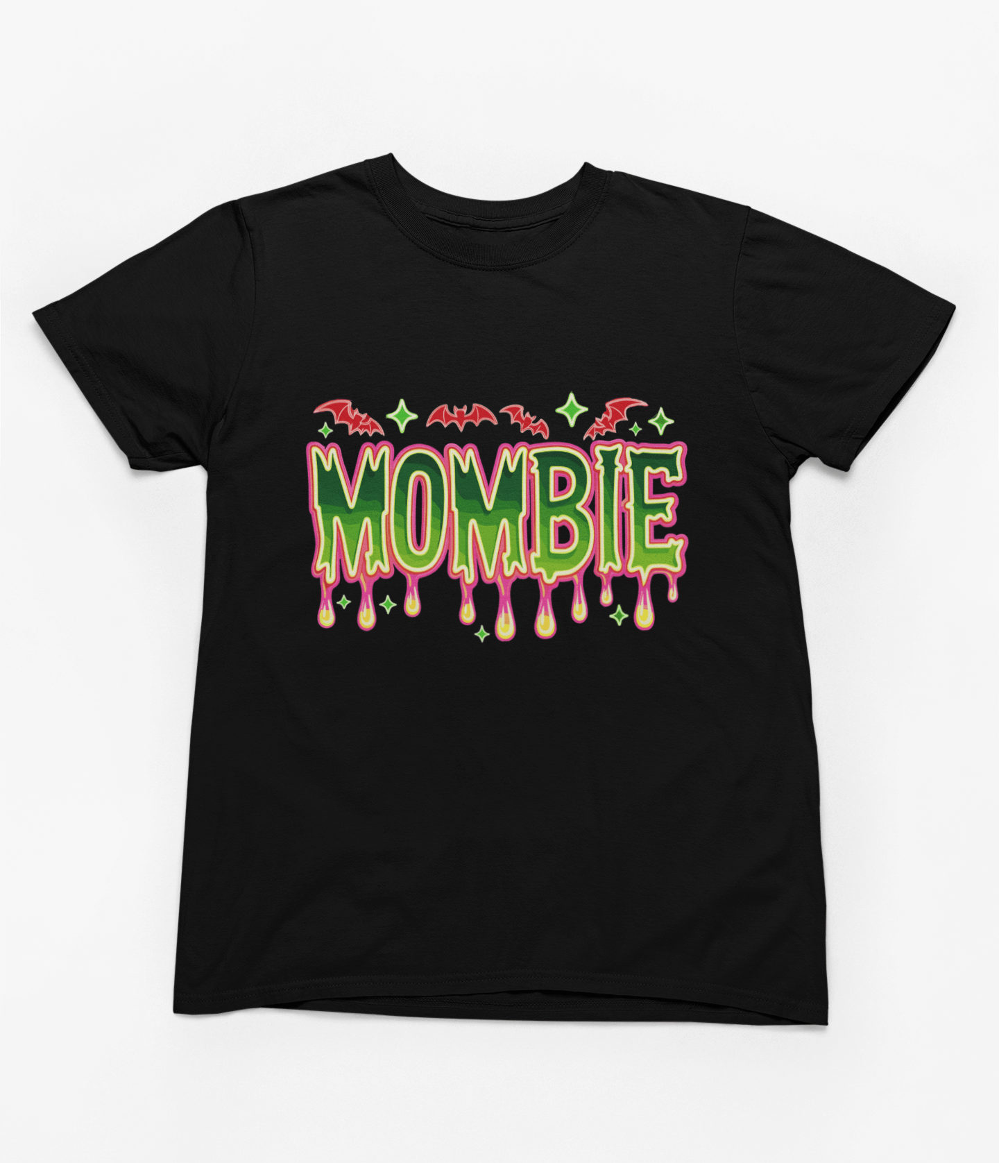 Mombie Halloween Sweatshirt | Funny Mum Life Zombie Jumper T-Shirt / S (Adult) / Black gift_idea unique_gift personalised_gift