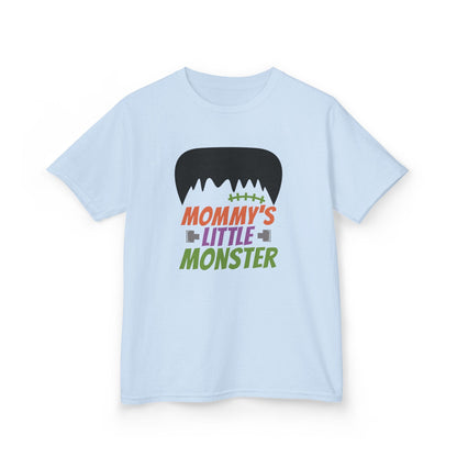 Mommy’s Little Monster Halloween Kids T-Shirt Light Blue / XS gift_idea unique_gift personalised_gift