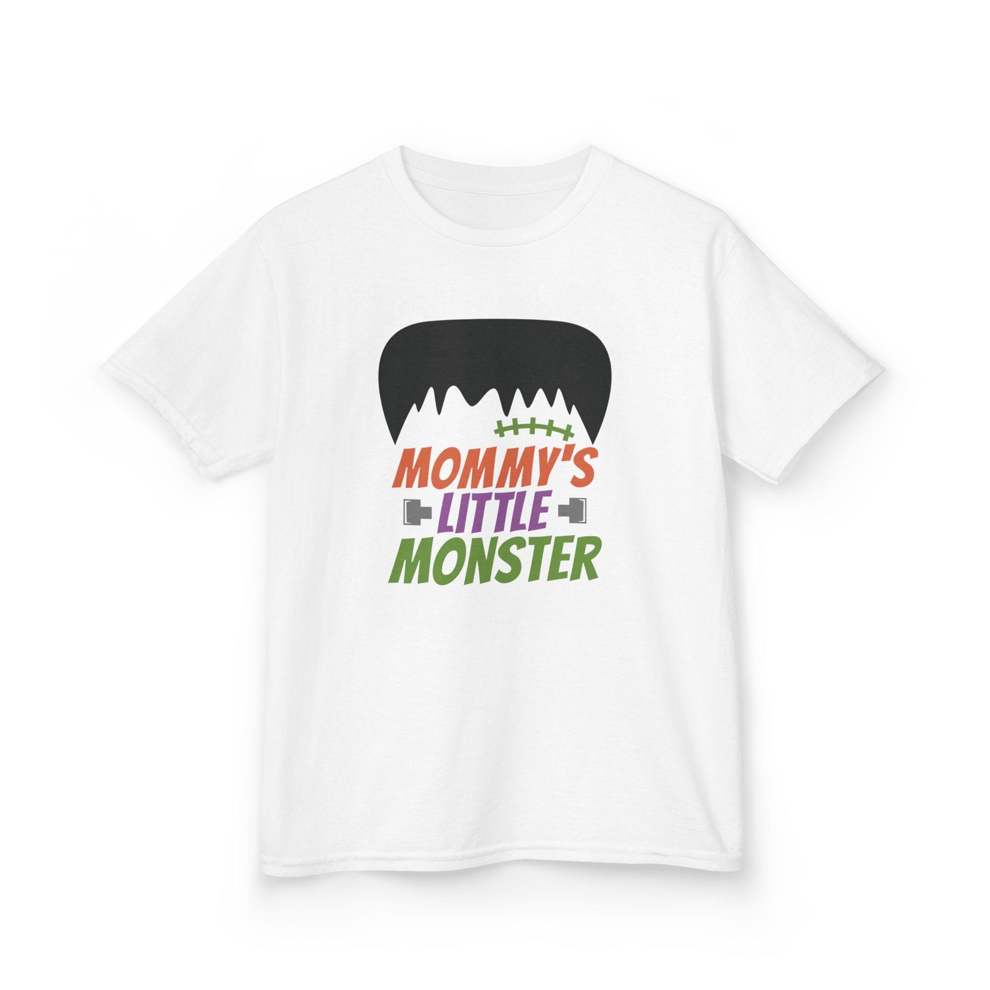 Mommy’s Little Monster Halloween Kids T-Shirt White / XS gift_idea unique_gift personalised_gift