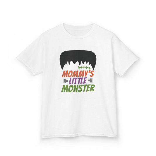 Mommy’s Little Monster Halloween Kids T-Shirt White / XS gift_idea unique_gift personalised_gift