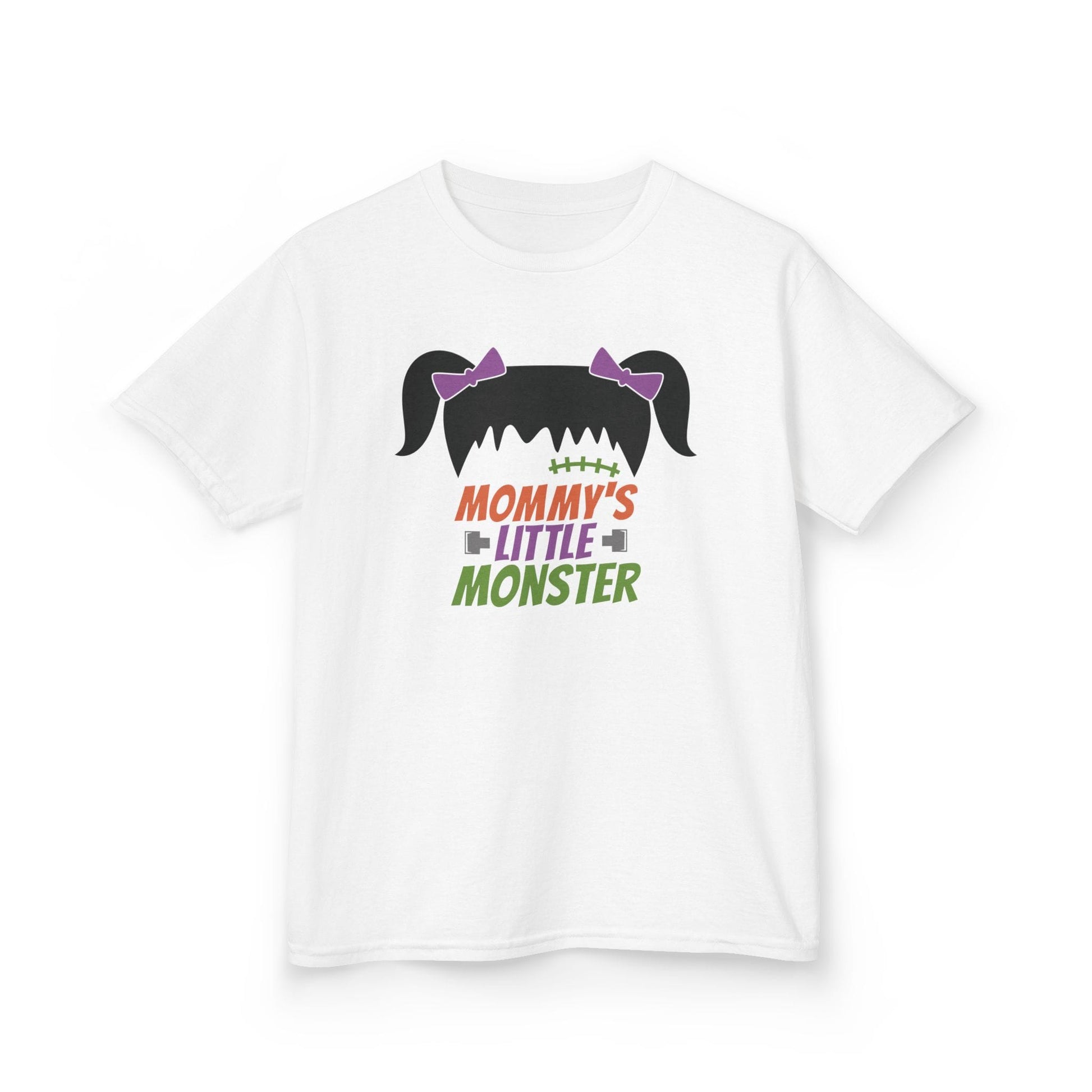 Mommy’s Little Monster Kids Halloween T-Shirt White / XS gift_idea unique_gift personalised_gift