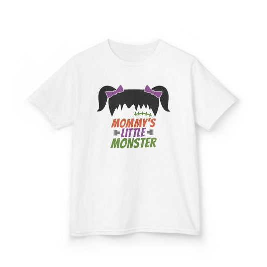 Mommy’s Little Monster Kids Halloween T-Shirt White / XS gift_idea unique_gift personalised_gift