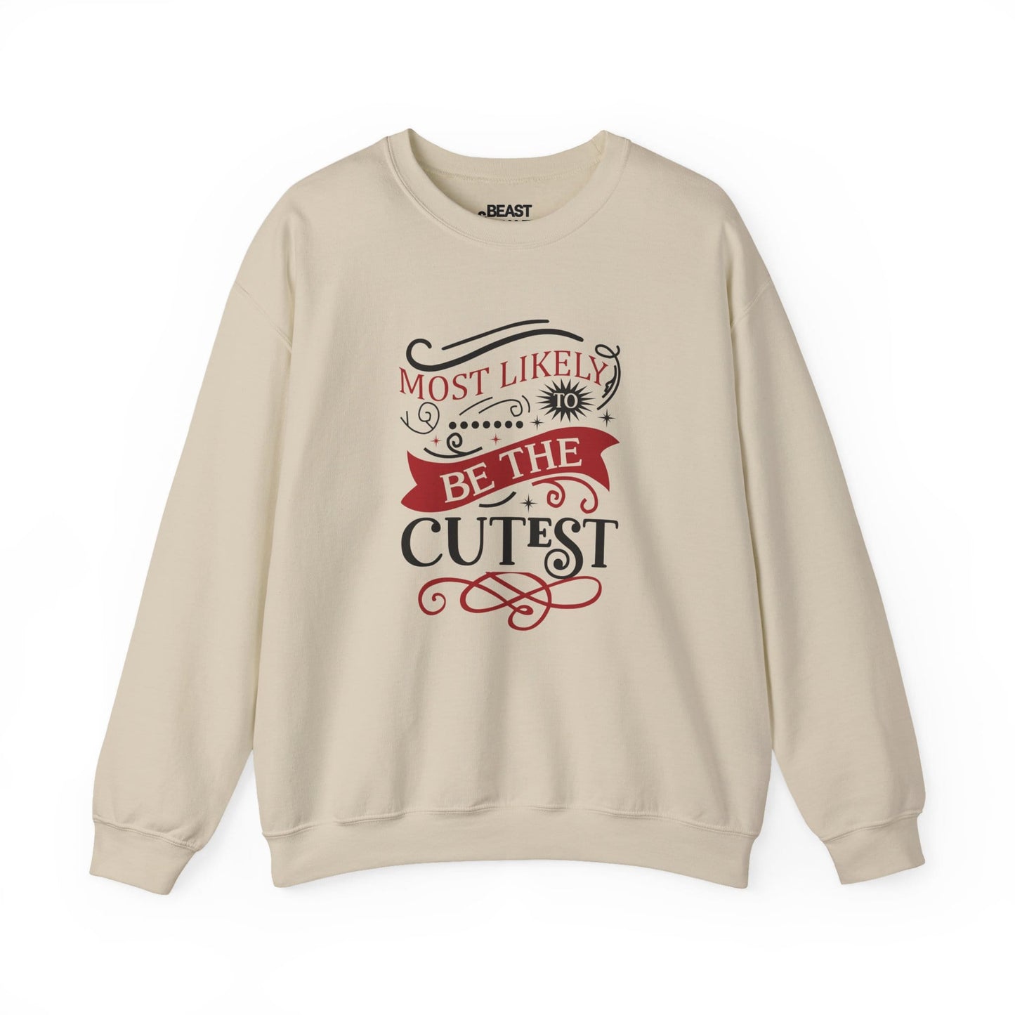 most likely to be the cutest christmas sweatshirt sand sweatshirt uk Christmas gift idea