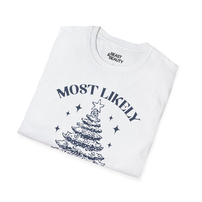 most likely to decorate everything christmas t-shirt t-shirt uk Christmas gift idea image 6