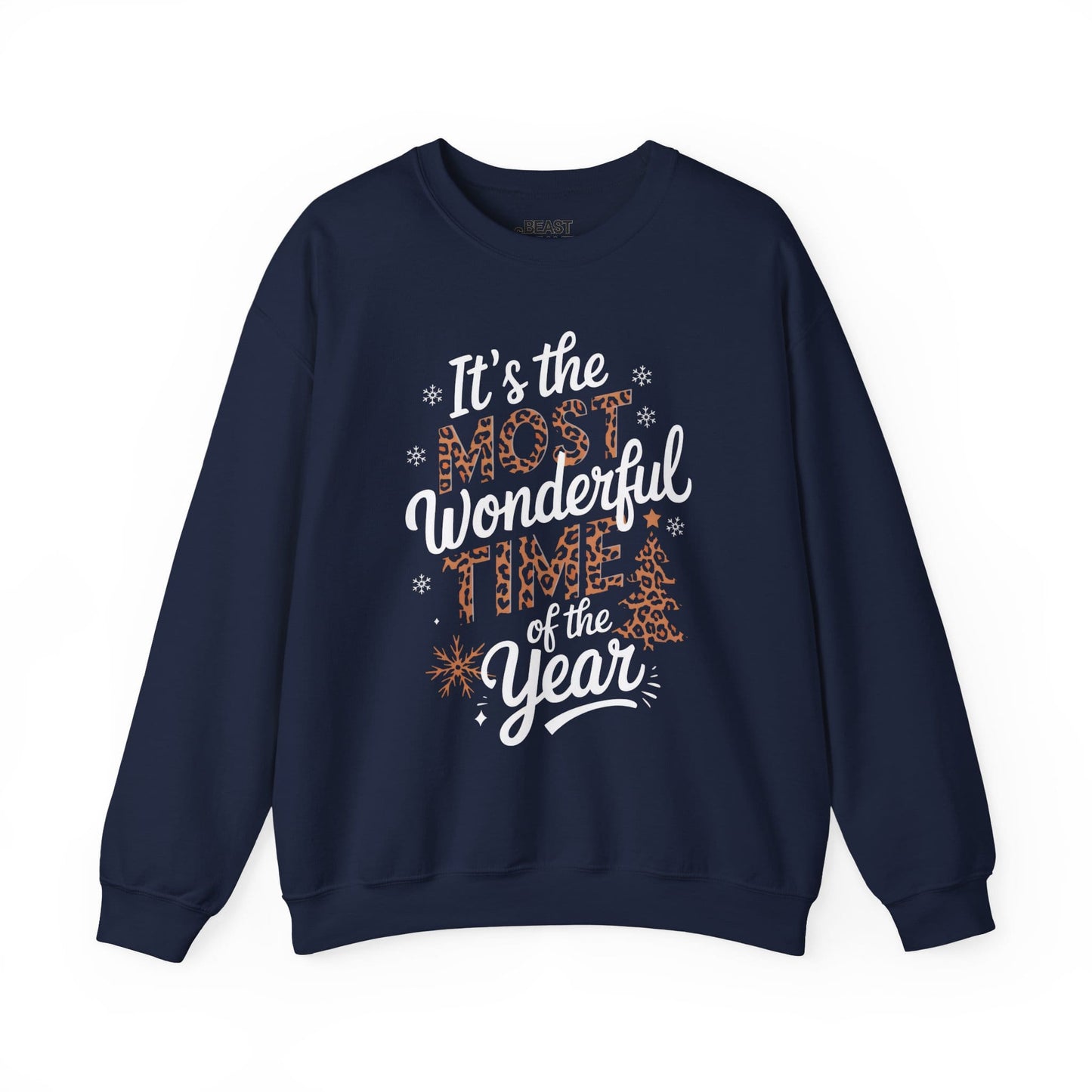 most wonderful time of the year christmas sweatshirt navy sweatshirt uk Christmas gift idea