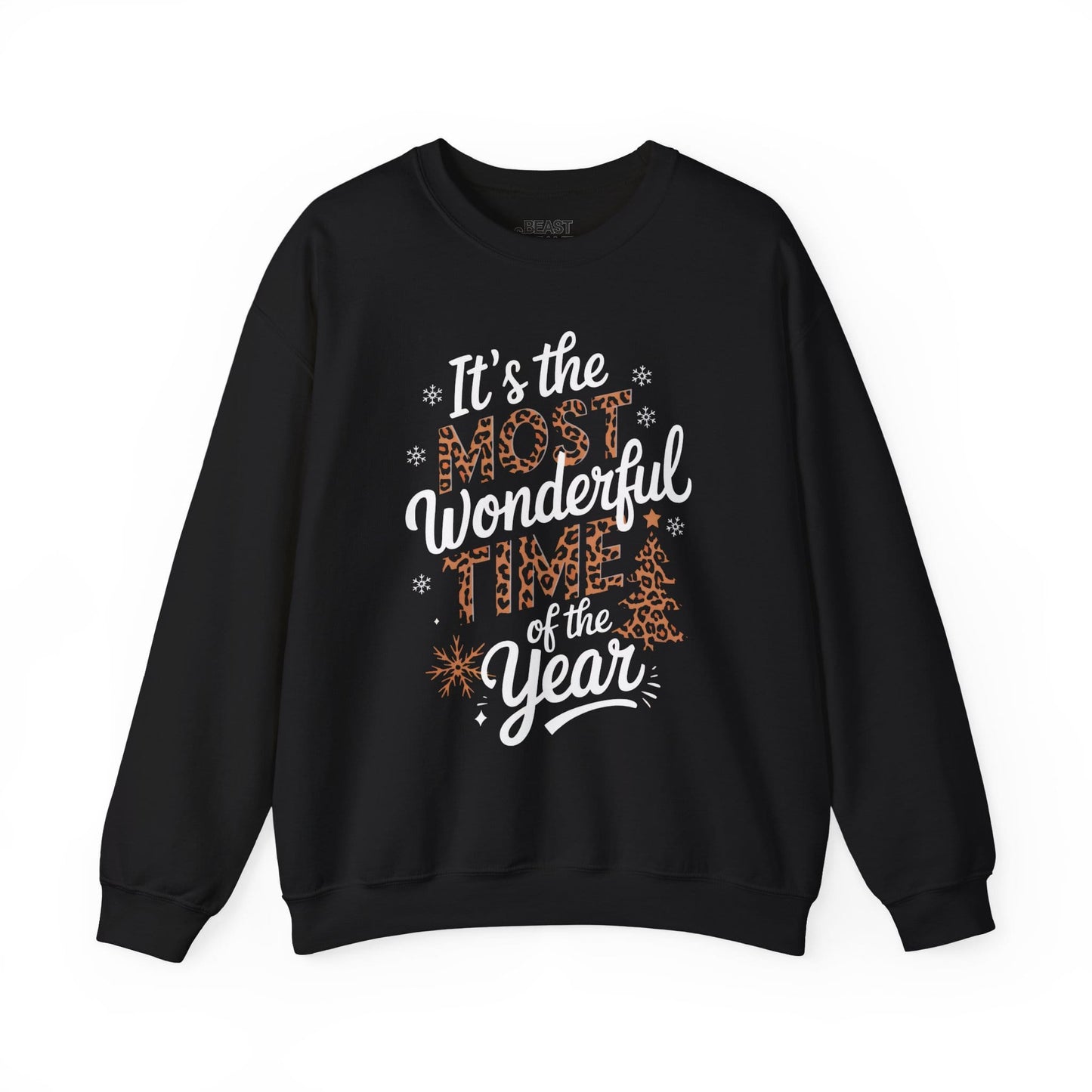 most wonderful time of the year christmas sweatshirt black sweatshirt uk Christmas gift idea