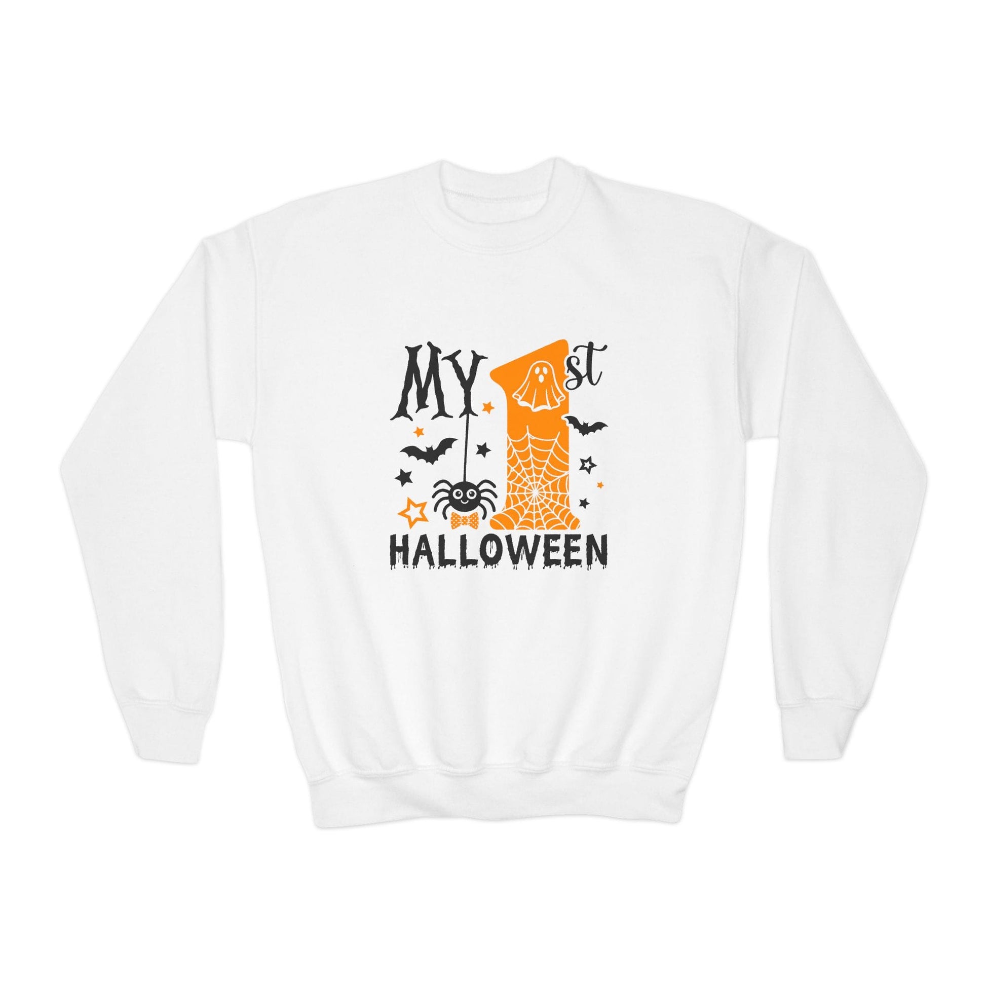 My 1st Halloween Kids Sweatshirt White / XS gift_idea unique_gift personalised_gift