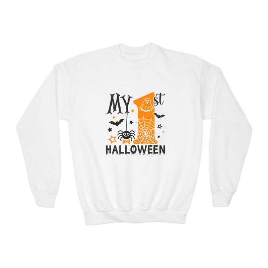 My 1st Halloween Kids Sweatshirt White / XS gift_idea unique_gift personalised_gift