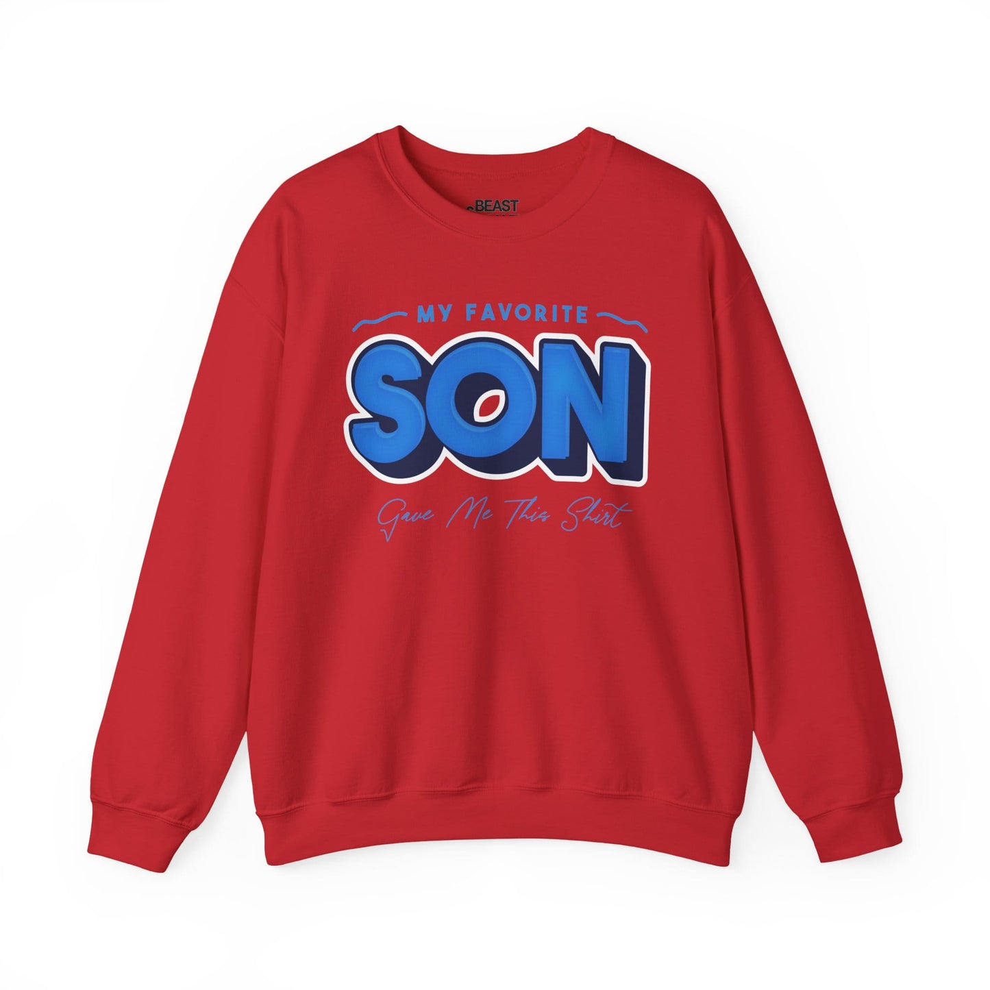 my favorite son gave me this shirt sweatshirt red sweatshirt uk Father's Day gift idea