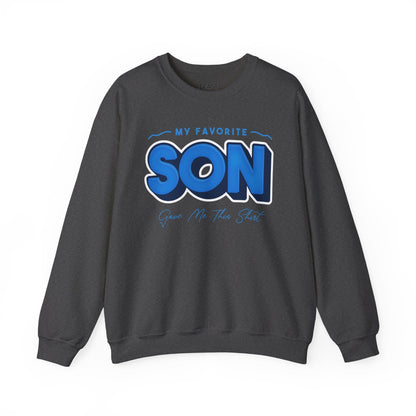 my favorite son gave me this shirt sweatshirt dark heather sweatshirt uk Father's Day gift idea