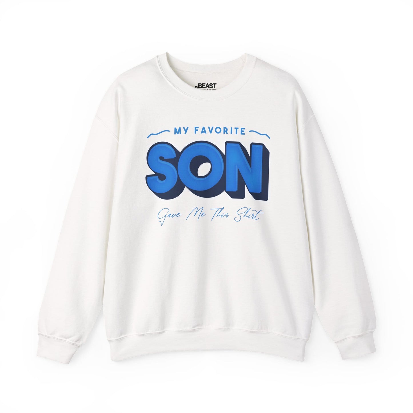 my favorite son gave me this shirt sweatshirt white sweatshirt uk Father's Day gift idea