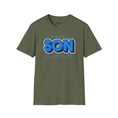 my favorite son gave me this t-shirt military green t-shirt uk Father's Day gift idea