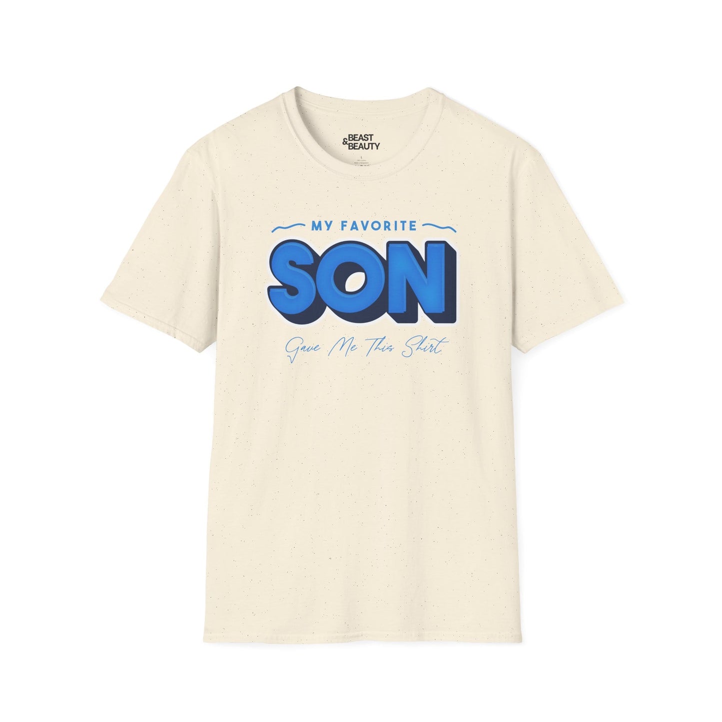 my favorite son gave me this t-shirt natural t-shirt uk Father's Day gift idea