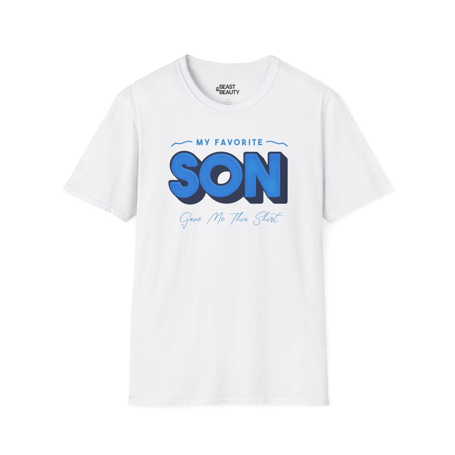 my favorite son gave me this t-shirt white t-shirt uk Father's Day gift idea