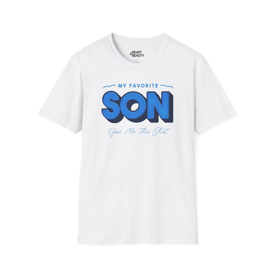 my favorite son gave me this t-shirt white t-shirt uk Father's Day gift idea