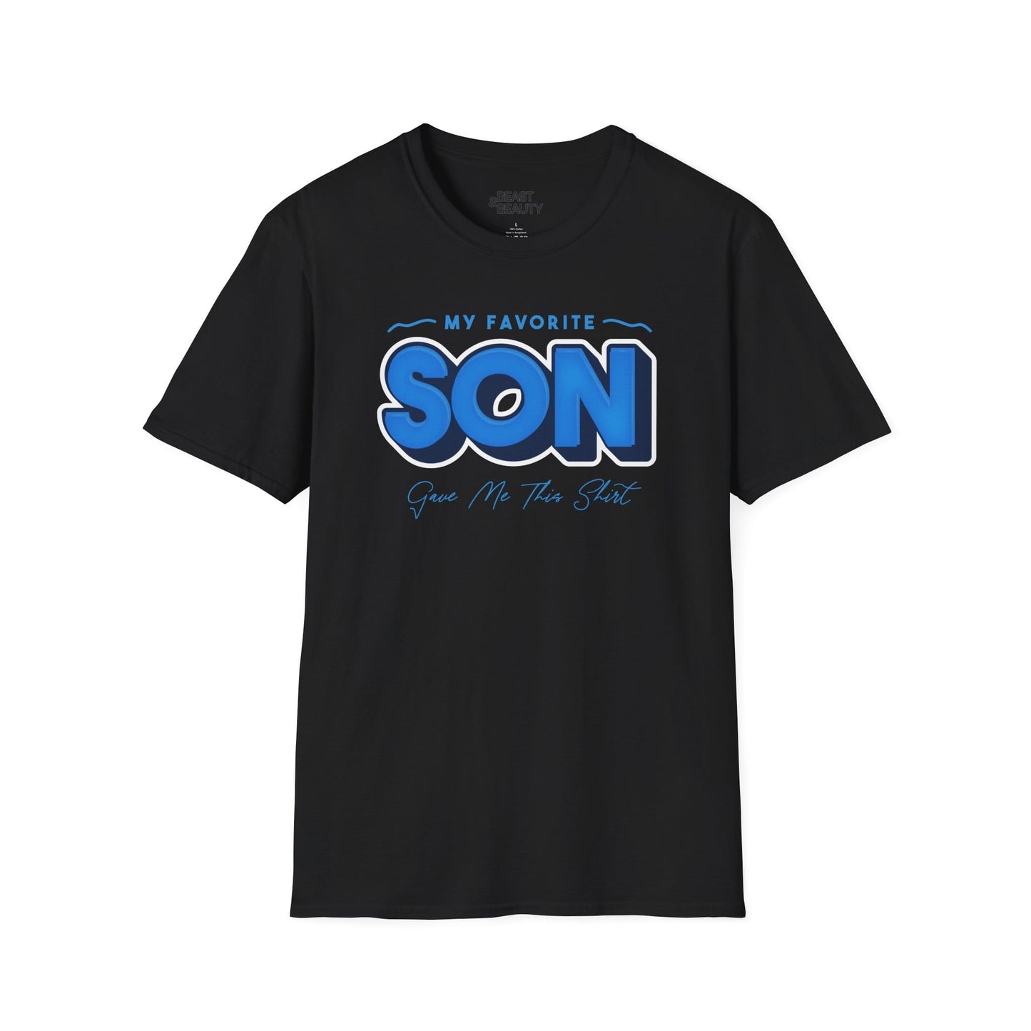 my favorite son gave me this t-shirt black t-shirt uk Father's Day gift idea