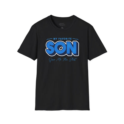 my favorite son gave me this t-shirt black t-shirt uk Father's Day gift idea