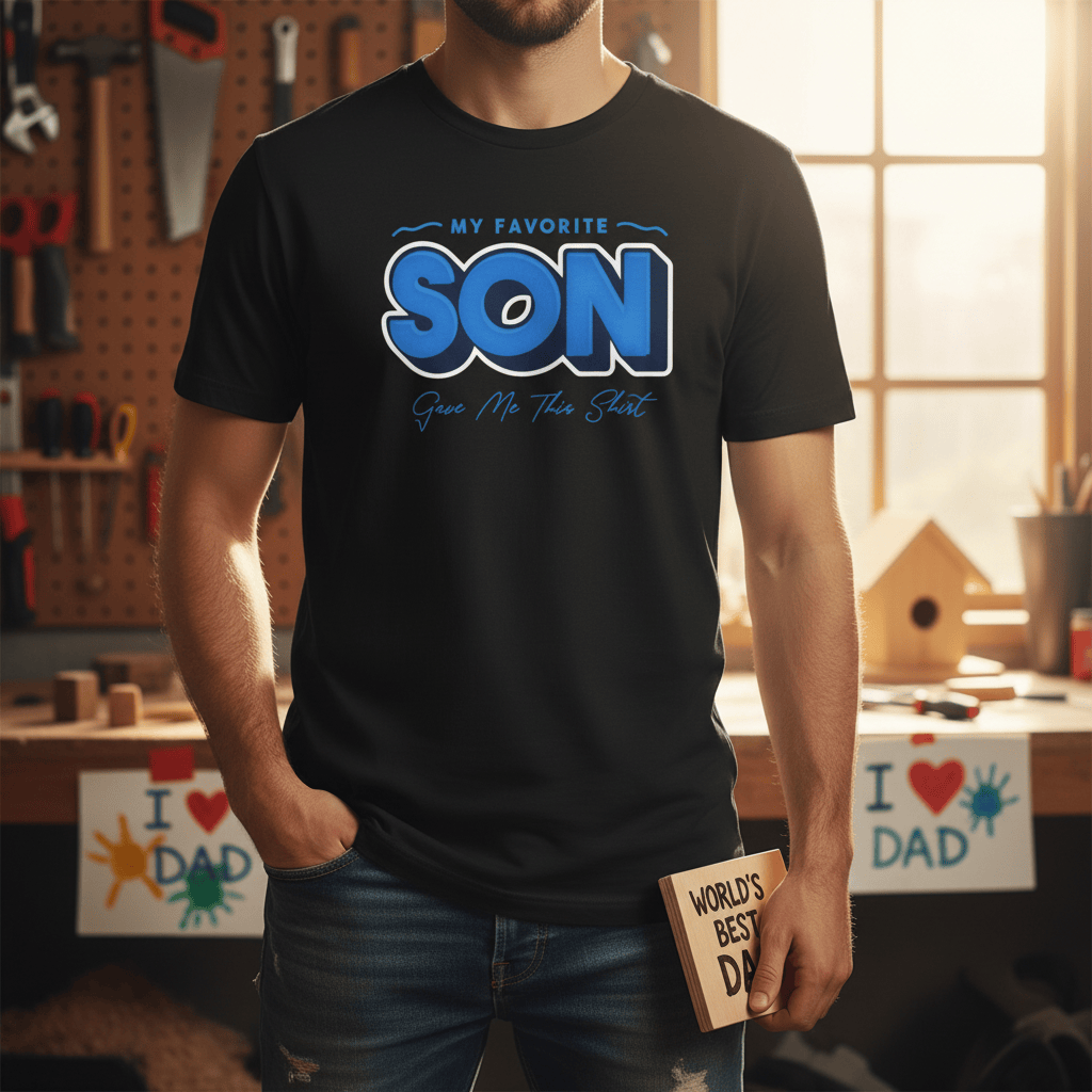 My Favorite Son Gave Me This T-Shirt gift_idea unique_gift personalised_gift