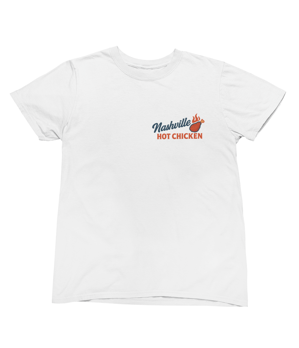 Nashville Hot Chicken T-Shirt – Music City Retro Food Tee gift_idea unique_gift personalised_gift