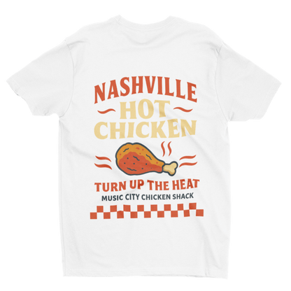 Nashville Hot Chicken T-Shirt – Music City Retro Food Tee gift_idea unique_gift personalised_gift