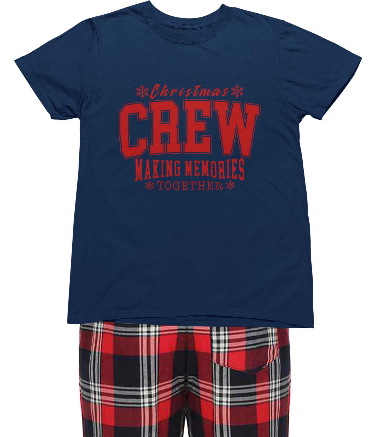Family Matching Christmas Pyjamas – Xmas Crew PJs Baby to Adult