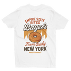 New York Bagels T-Shirt – Empire State Retro Breakfast Tee gift_idea unique_gift personalised_gift