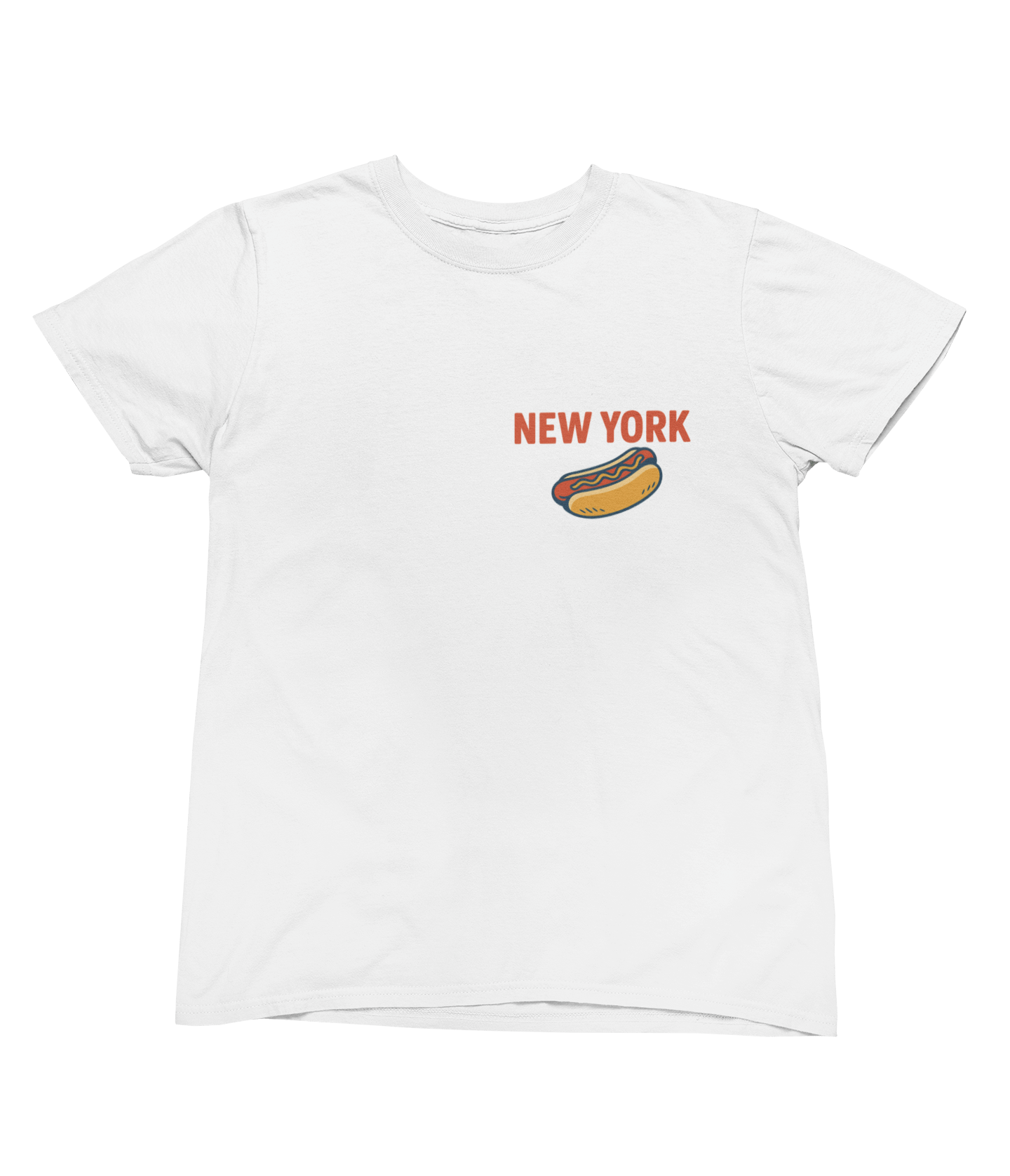 New York Hot Dogs T-Shirt – Classic NYC Street Food Tee gift_idea unique_gift personalised_gift