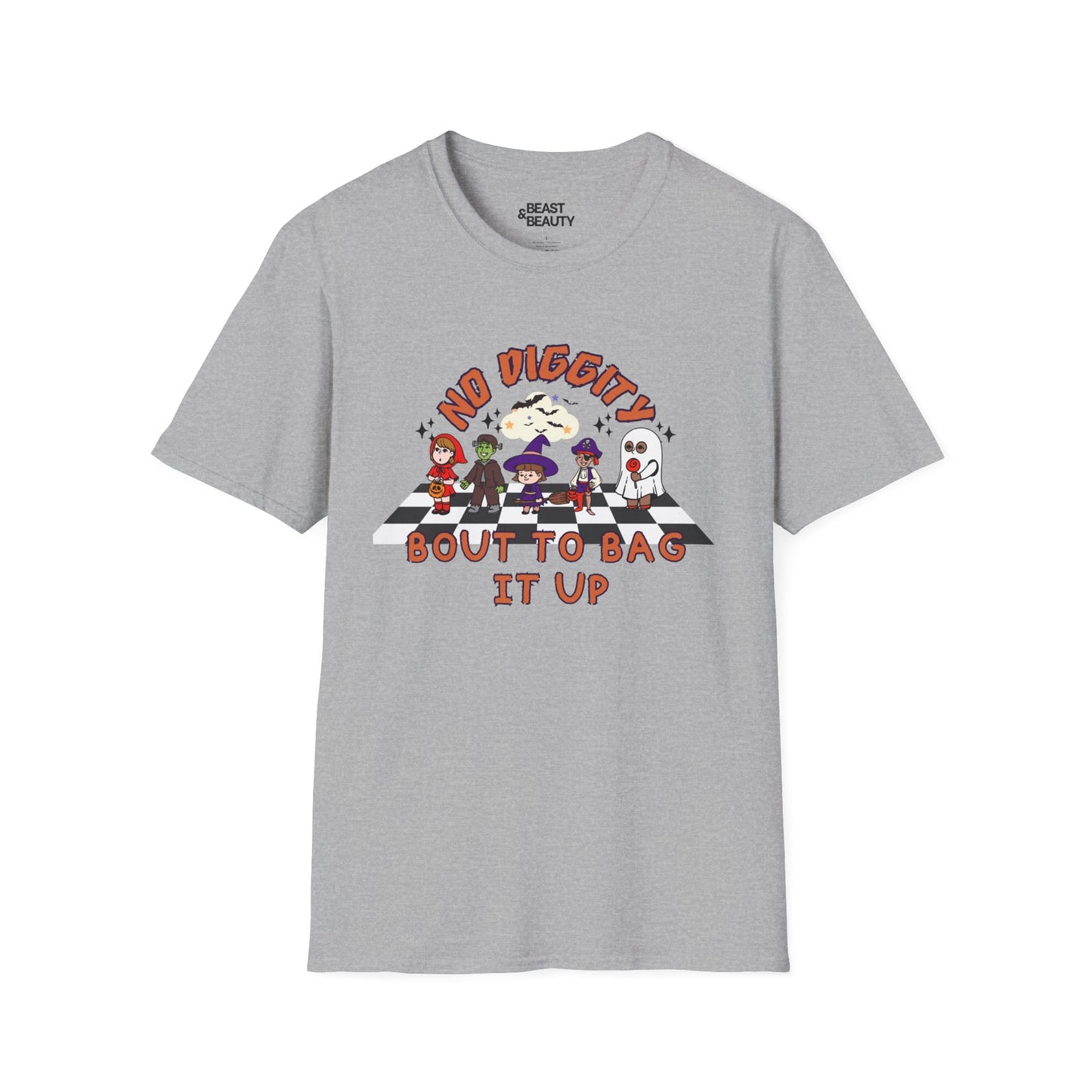 No Diggity Bout To Bag It Up Halloween T-Shirt Sport Grey / S gift_idea unique_gift personalised_gift