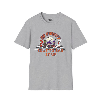 No Diggity Bout To Bag It Up Halloween T-Shirt Sport Grey / S gift_idea unique_gift personalised_gift