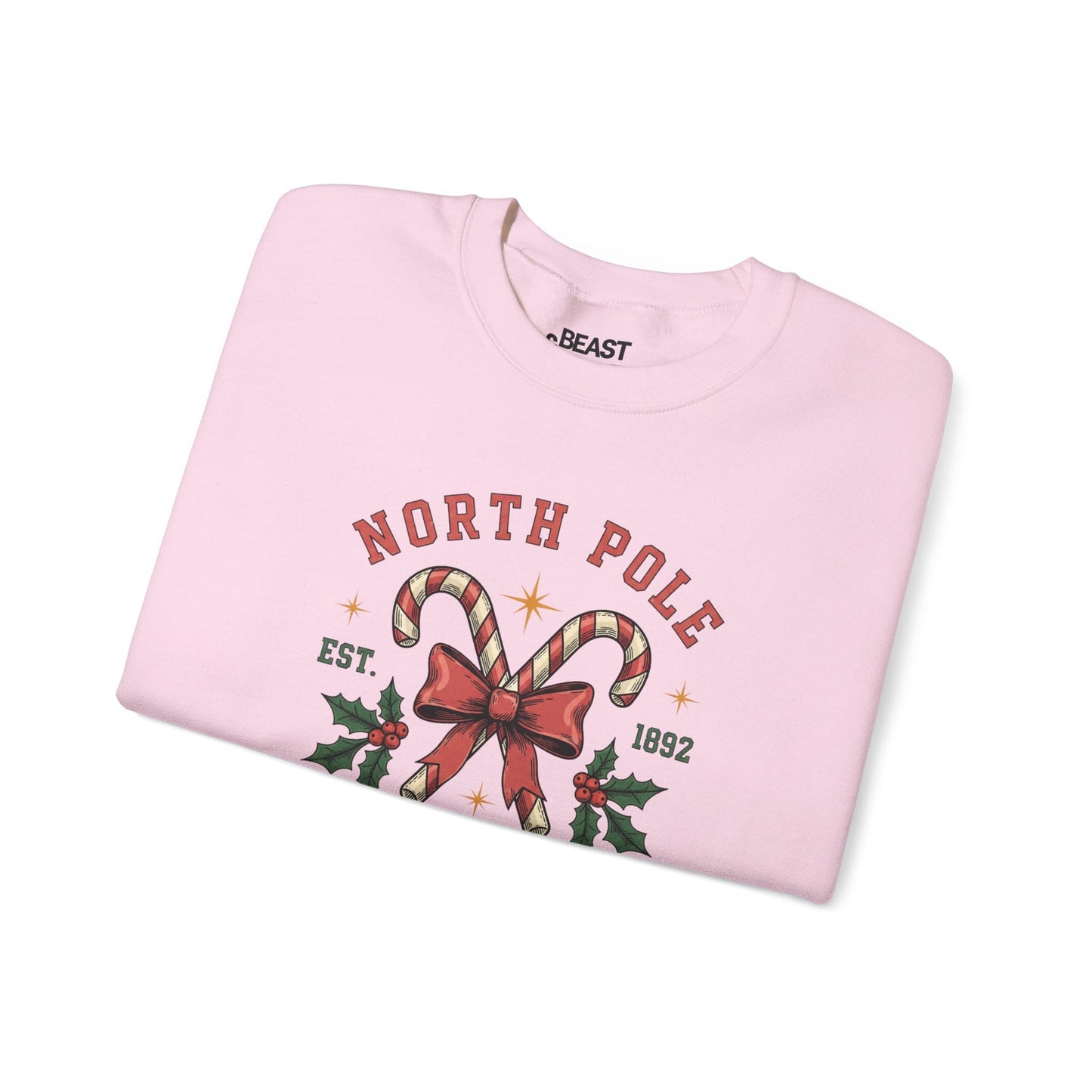 north pole university christmas sweatshirt sweatshirt uk Christmas gift idea image 4
