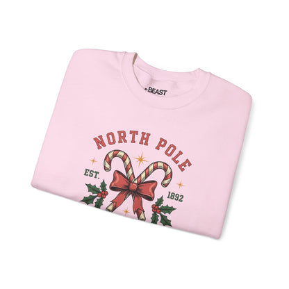 north pole university christmas sweatshirt sweatshirt uk Christmas gift idea image 4