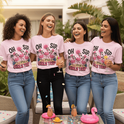 Oh Sip, It’s a Girls Trip Sweatshirt gift_idea unique_gift personalised_gift
