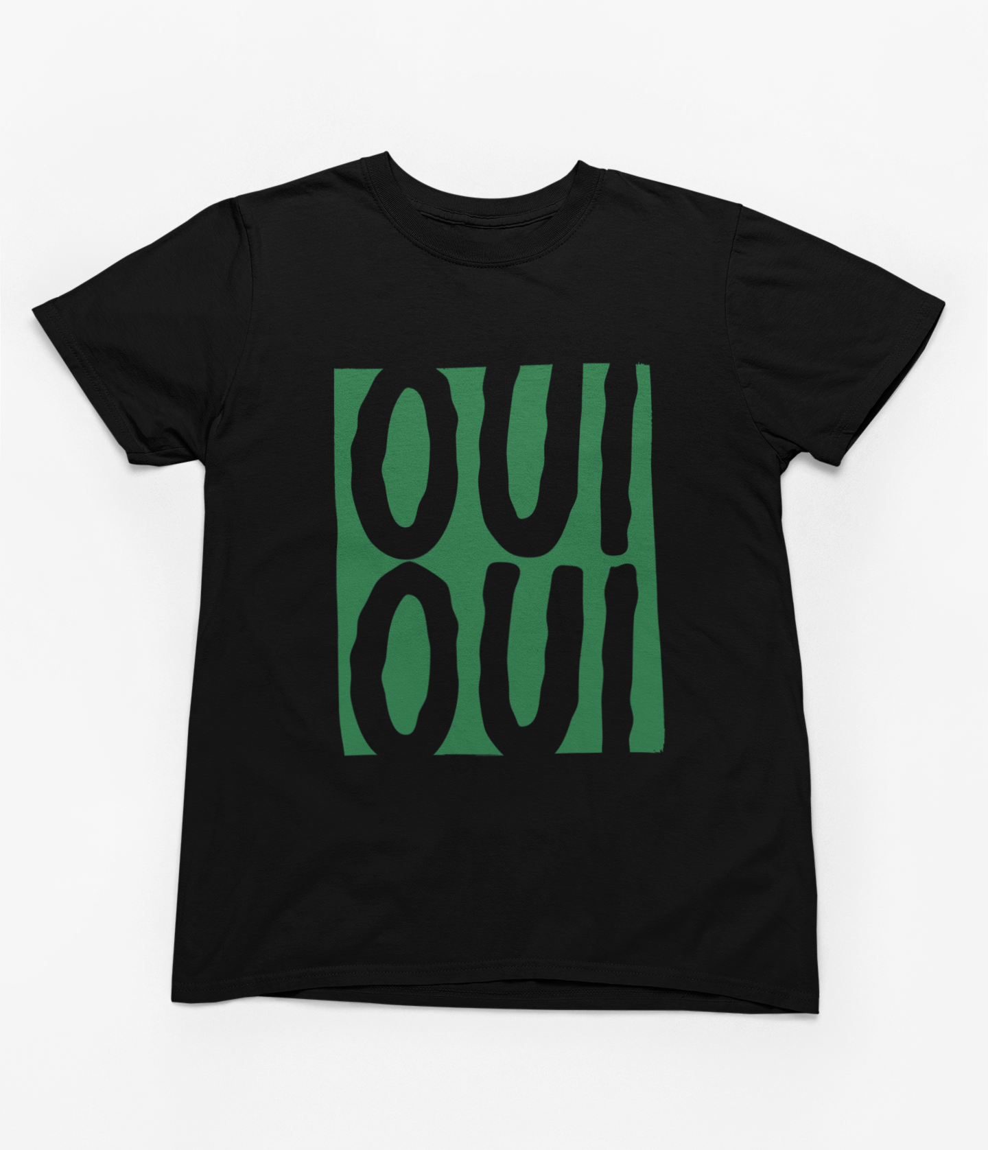 Oui Oui T-Shirt for Adults | Unisex French-Inspired Graphic Tee Black / S (Adult) gift_idea unique_gift personalised_gift