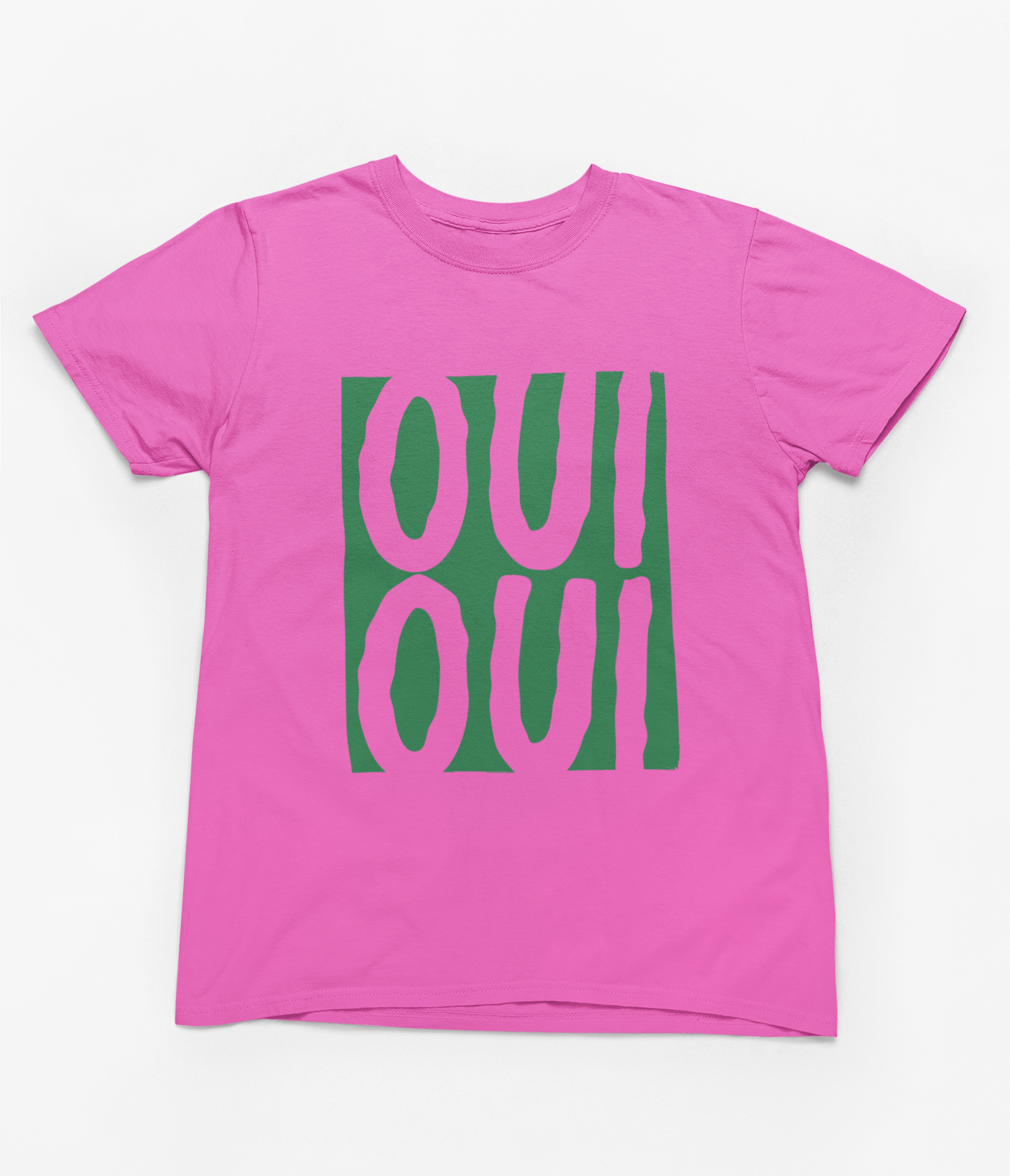 Oui Oui T-Shirt for Adults | Unisex French-Inspired Graphic Tee Pink / S (Adult) gift_idea unique_gift personalised_gift