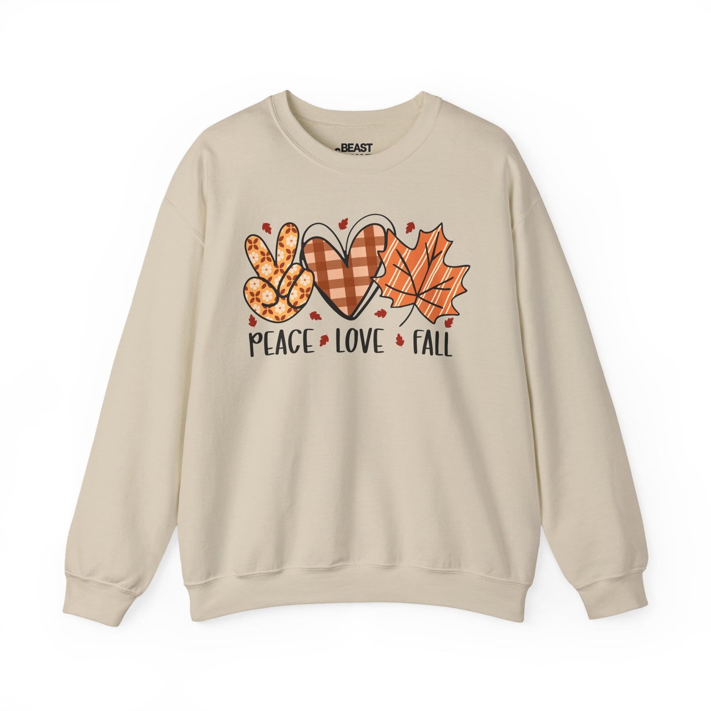 peace love fall sweatshirt sand sweatshirt uk gift gift idea