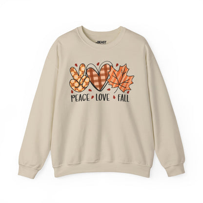 peace love fall sweatshirt sand sweatshirt uk gift gift idea
