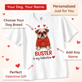 Personalised Dog Valentine T-Shirt or Sweatshirt gift_idea unique_gift personalised_gift