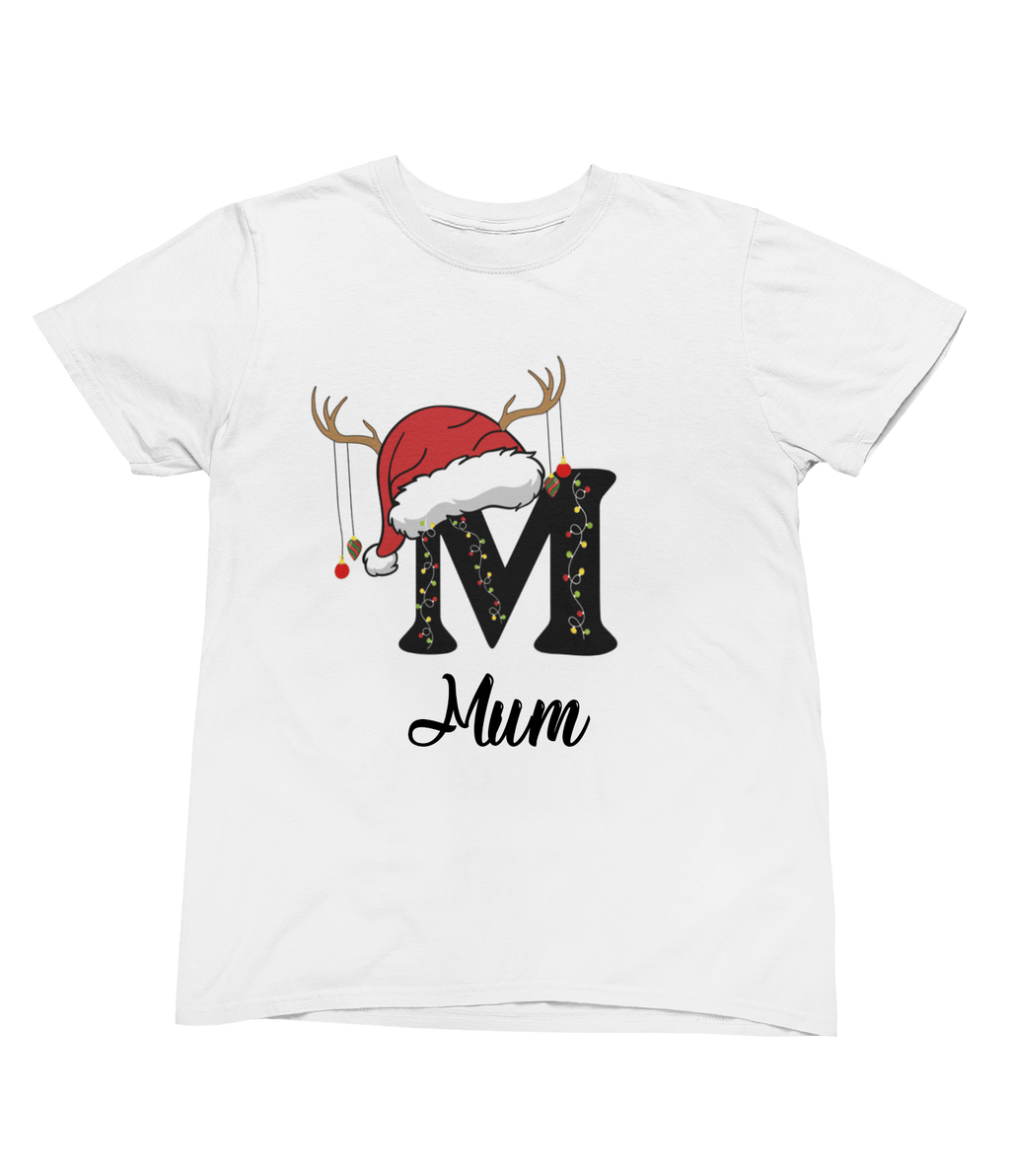 Beast and Beauty Personalised Family Christmas Pyjamas – Custom Letter & Name PJs