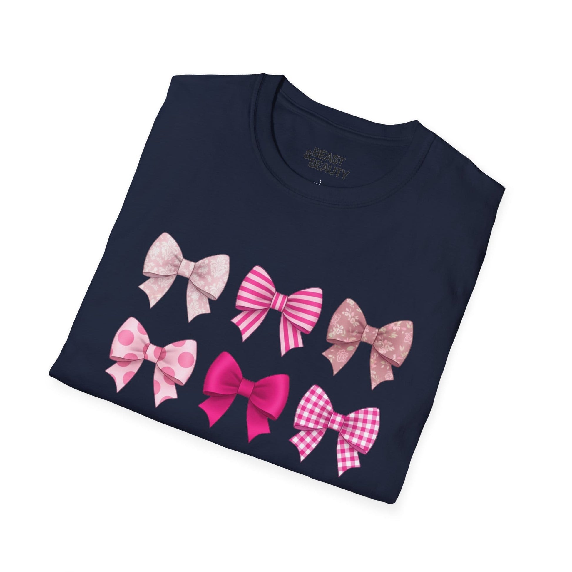 pink bow pattern t-shirt t-shirt uk coquette gift idea image 6