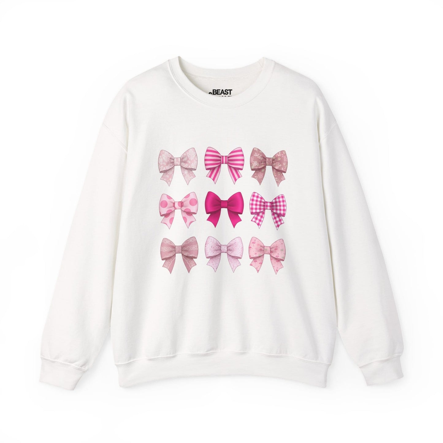 pink bow collage sweatshirt white sweatshirt uk coquette gift idea