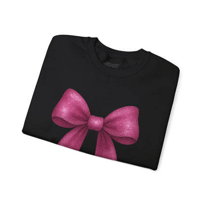 pink glitter bow sweatshirt sweatshirt uk coquette gift idea image 5