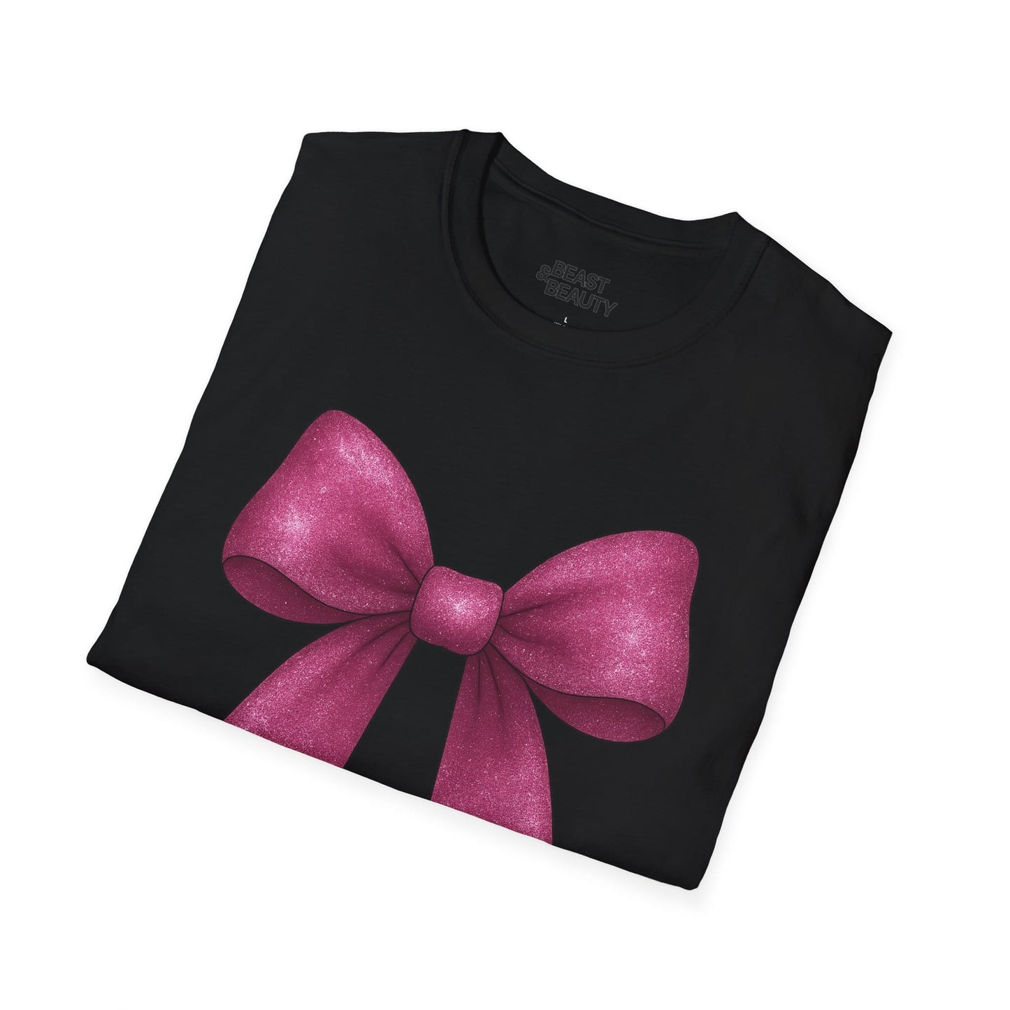 pink glitter bow t-shirt t-shirt uk coquette gift idea image 6