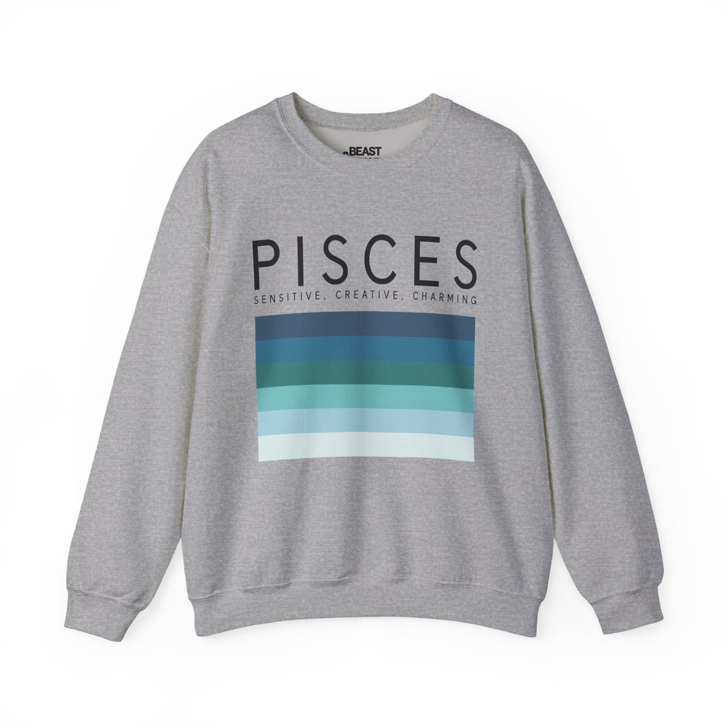 Pisces Zodiac Sign Adult Sweatshirt Sport Grey / S gift_idea unique_gift personalised_gift