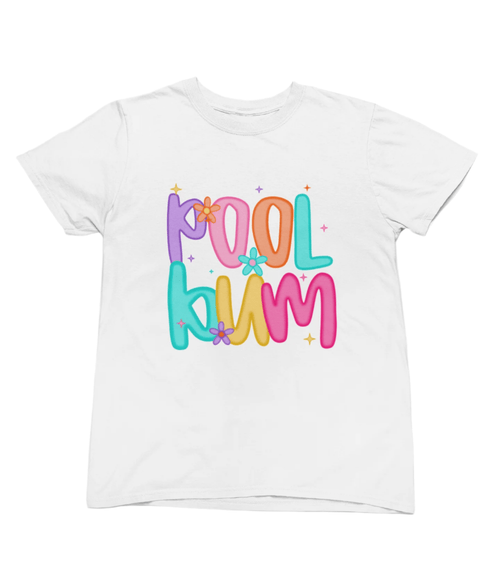 Pool Bum Sweatshirt & T-Shirt – Retro Summer Beachwear T-Shirt / small / White gift_idea unique_gift personalised_gift