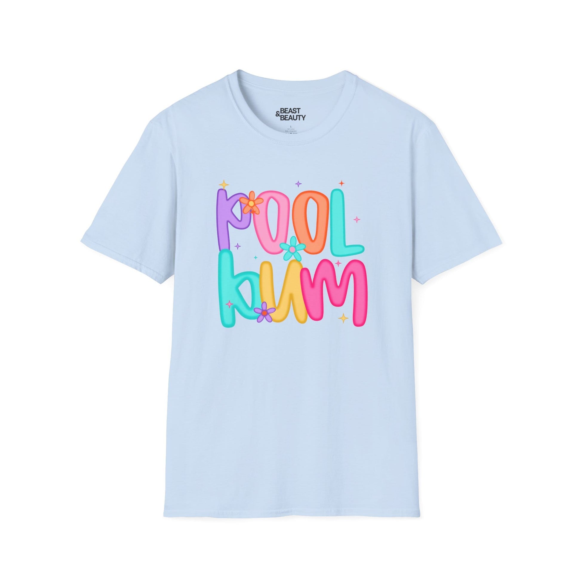 pool bum t-shirt light blue t-shirt uk gift gift idea