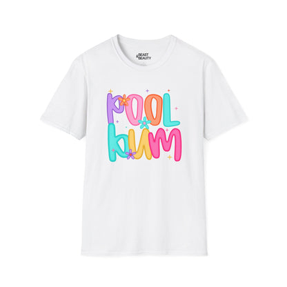 pool bum t-shirt white t-shirt uk gift gift idea