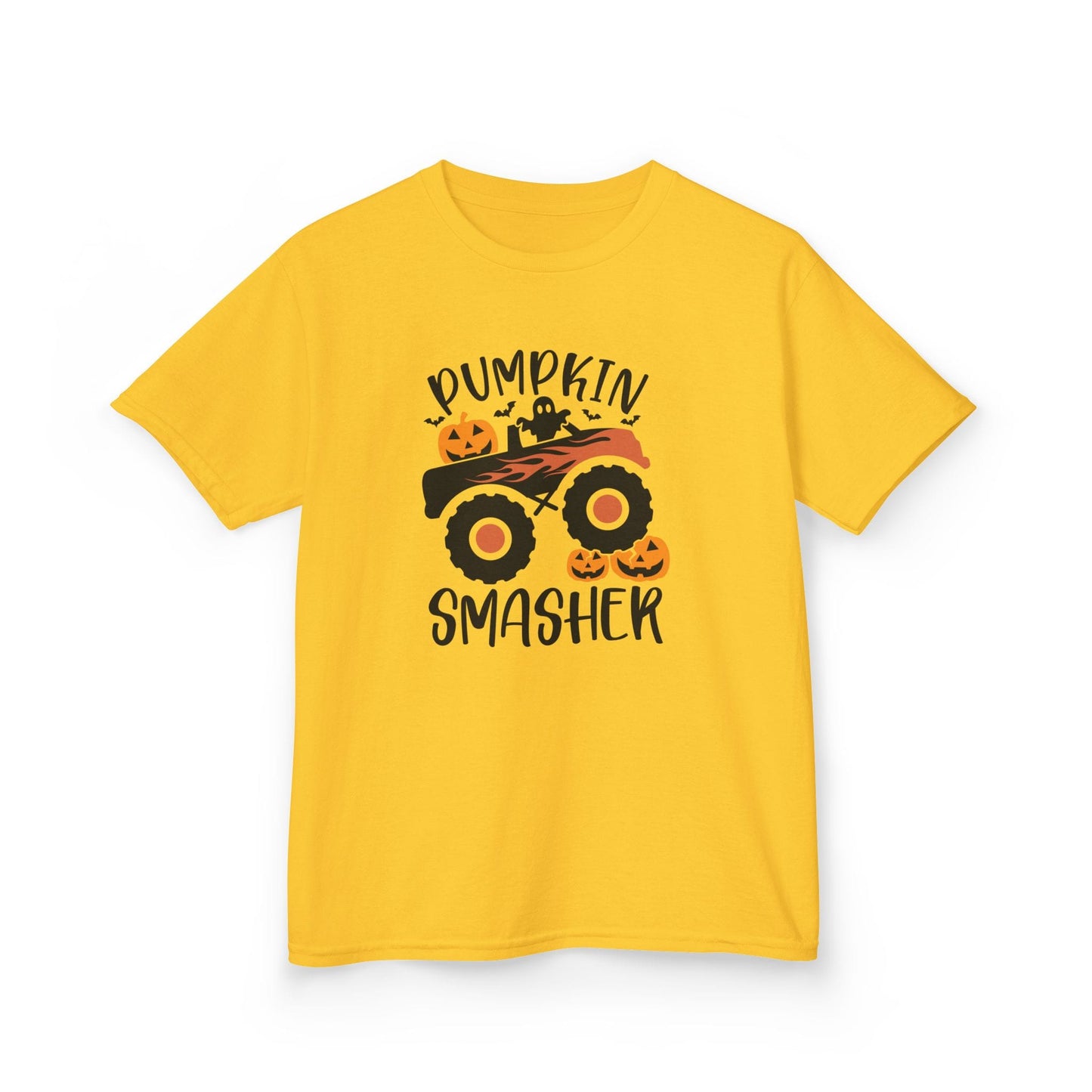 Pumpkin Smasher Monster Truck Halloween Kids T-Shirt Daisy / XS gift_idea unique_gift personalised_gift