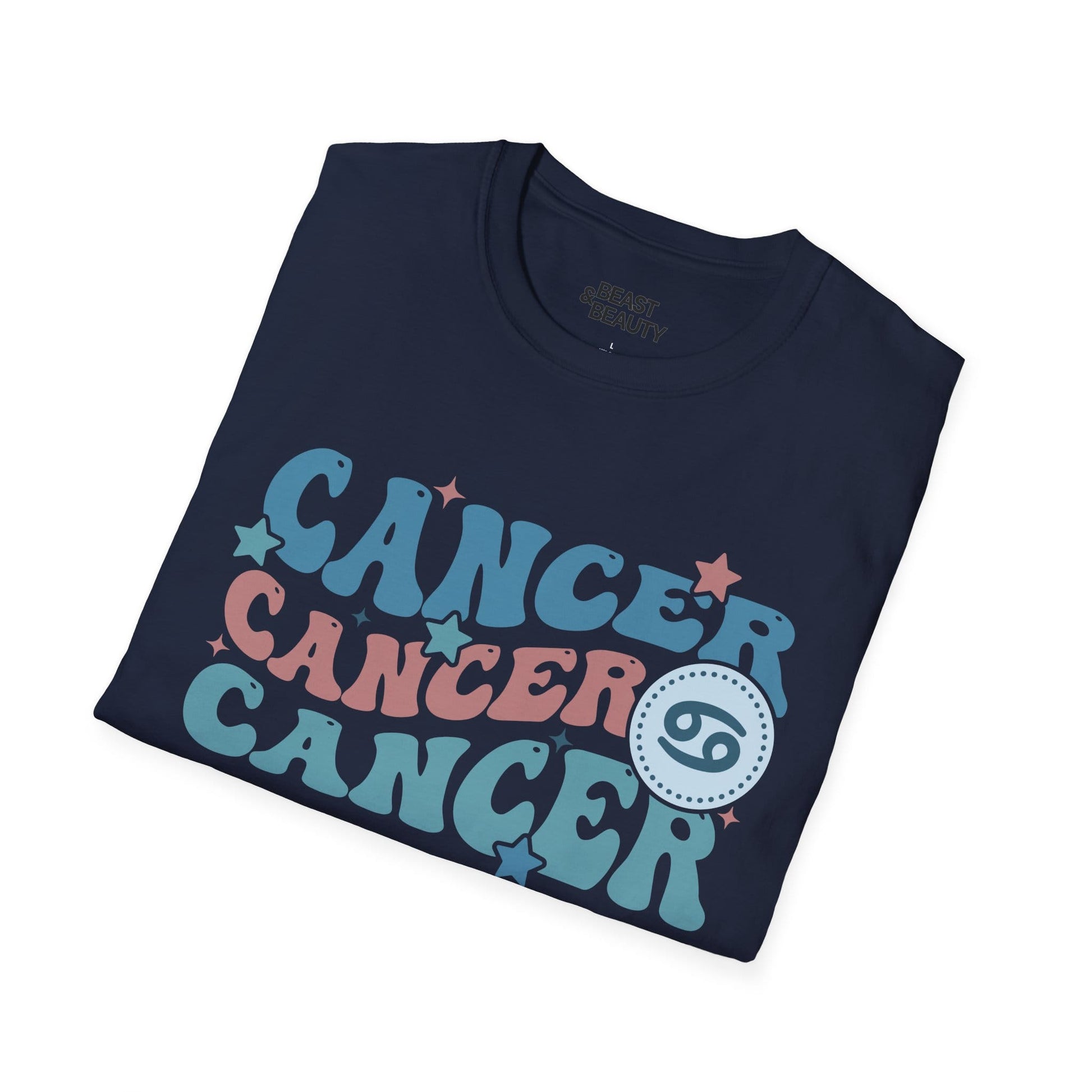 Retro Cancer Zodiac Graphic T-Shirt gift_idea unique_gift personalised_gift