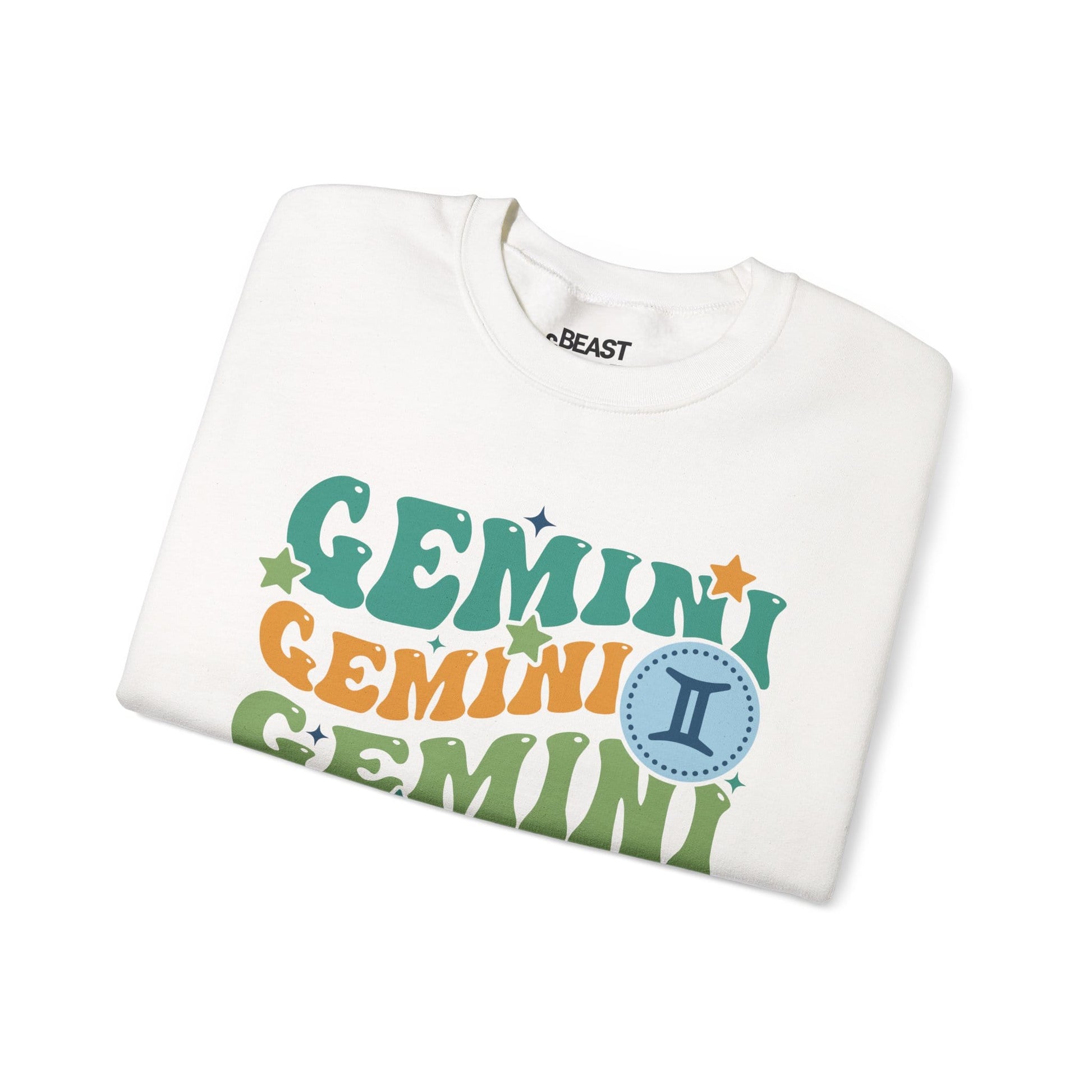 Retro Gemini Zodiac Sign Adult Sweatshirt gift_idea unique_gift personalised_gift