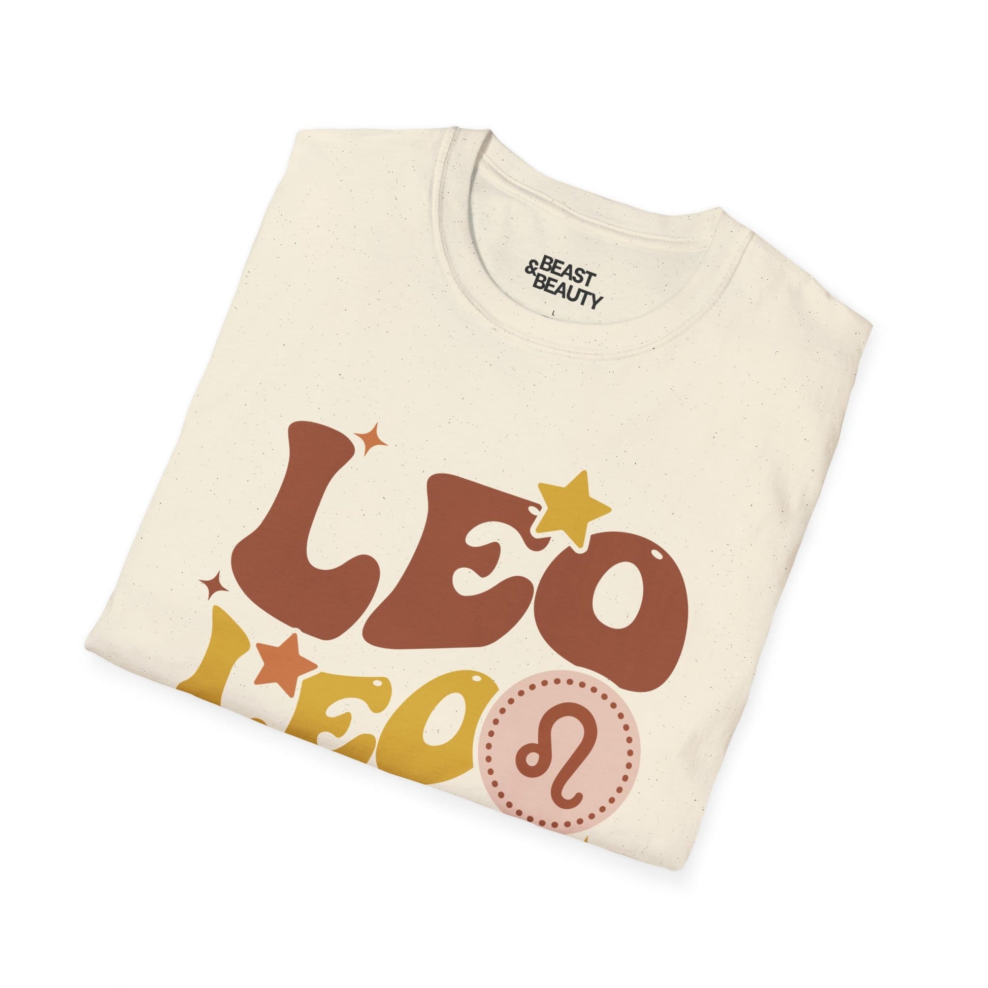 Retro Leo Zodiac Graphic T-Shirt gift_idea unique_gift personalised_gift